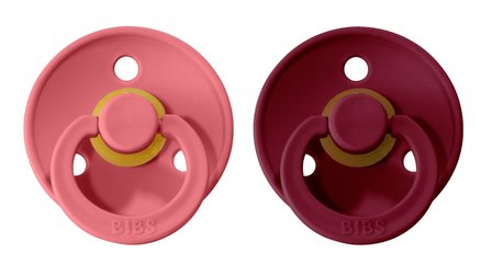 BIBS Fopspeen - Coral en Ruby 