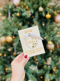 Nieuwjaarsbrief - Kerstknuffel voor in de Boom