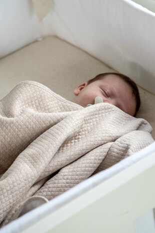 Luxe deken winter - Camel