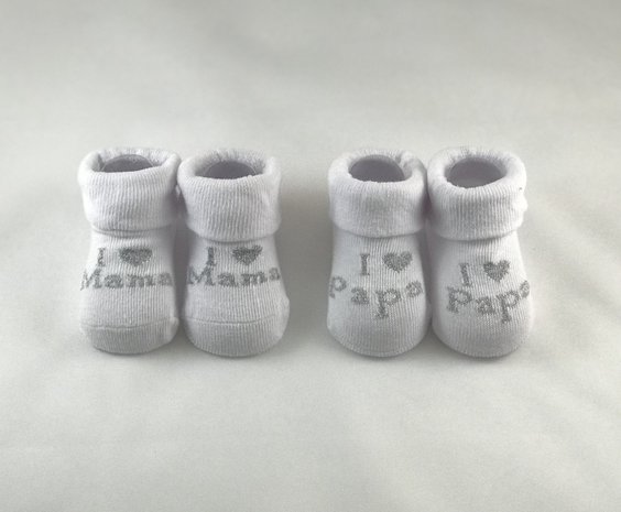 Sokje "I❤Mama" & "I❤Papa"