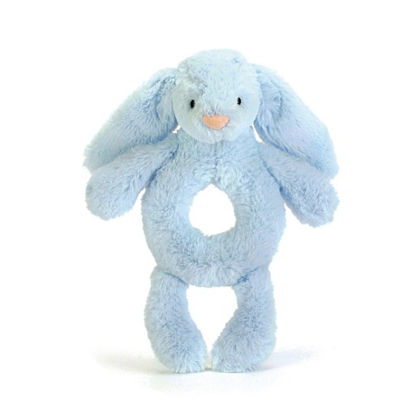 Jellycat - Konijntje-rammelaar - Blauw 