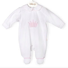 BABY GI - VELOURS - ROZE KROONTJE
