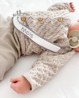 Tuutjeshouder met naam - Grijs 